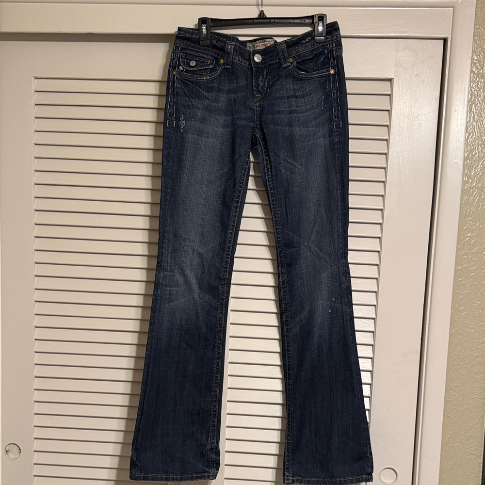 Buckle MEK Embellished Denim Jeans 29 x 36 - Picture 7 of 8